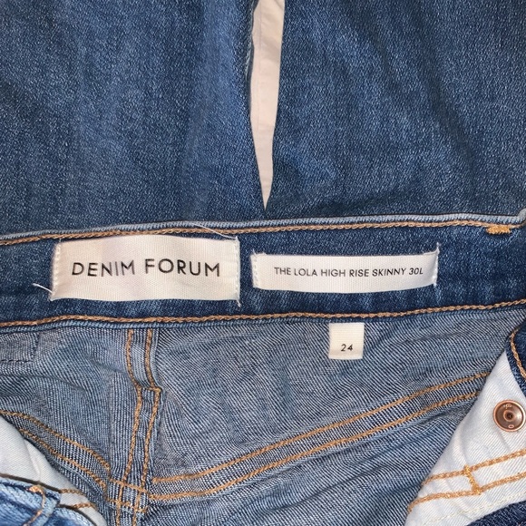denim forum lola high rise skinny - Picture 4 of 4